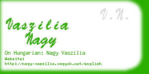vaszilia nagy business card